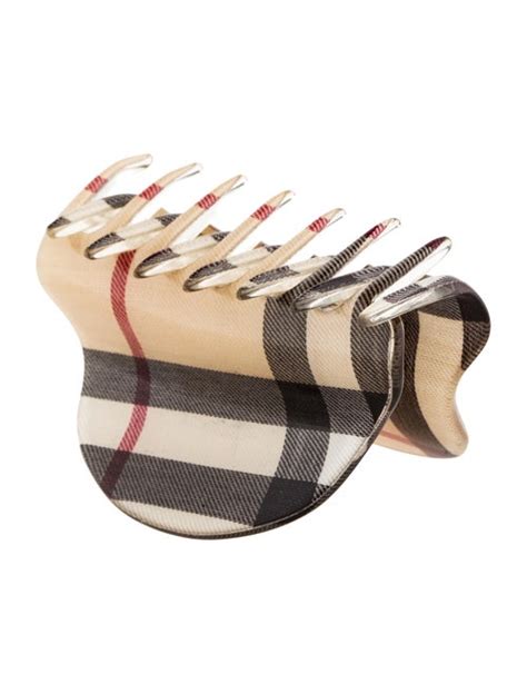 burberry hair clips|real real burberry hair.